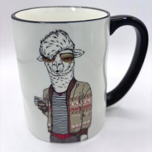 Signature Hipster Animal Mug Cool Llama Drinking Sunglasses 17.5 oz